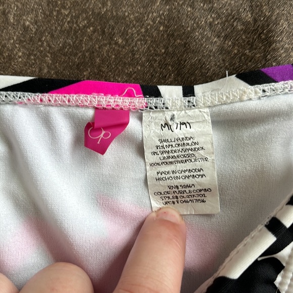 oP Side Tie Triangle Bikini Bottom - Picture 3 of 4